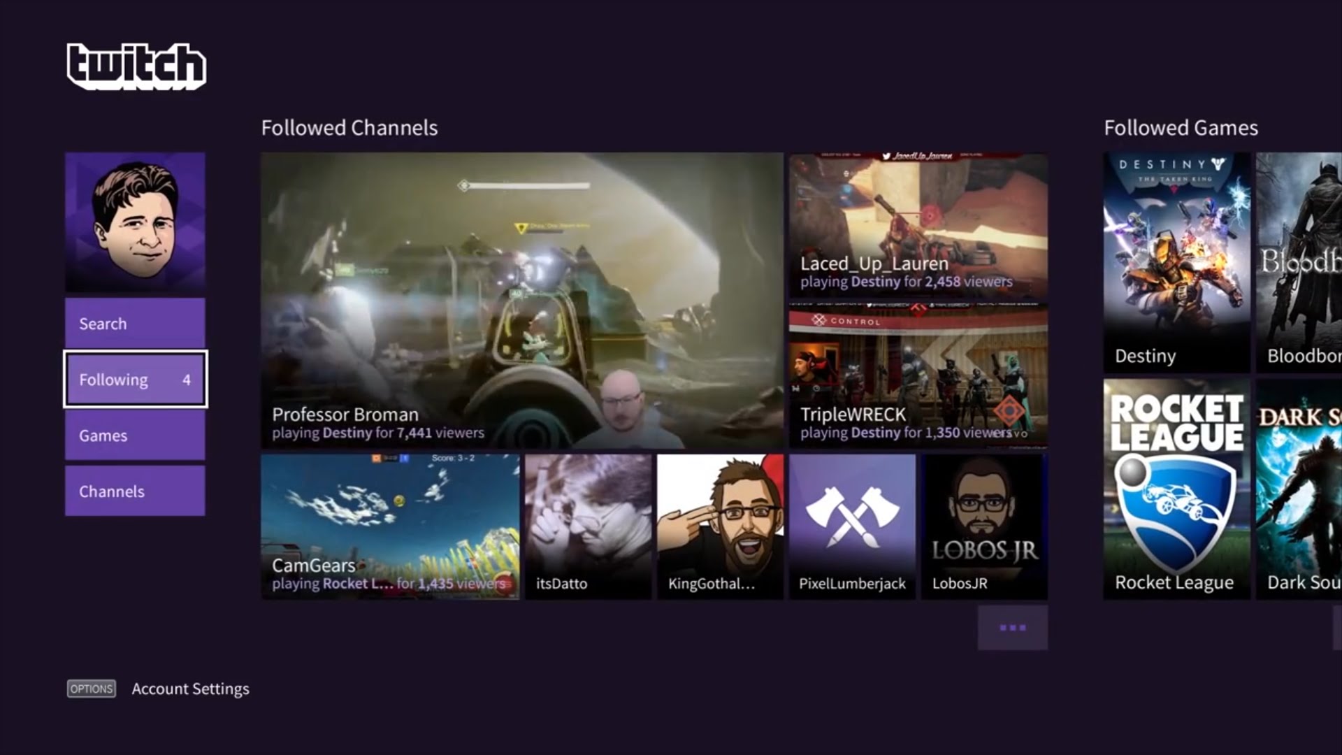 Updating twitch. Плейстейшен твич. игры для четверых популярные в твиче. когда появился twitch. twitch no psn.