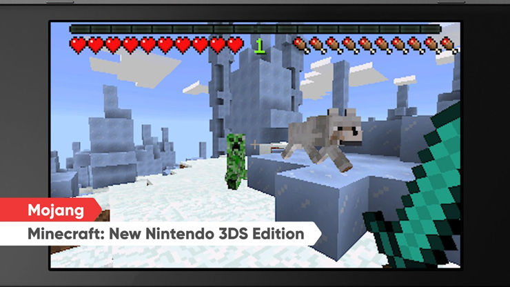 Minecraft announced for New Nintendo 3DS family of systems