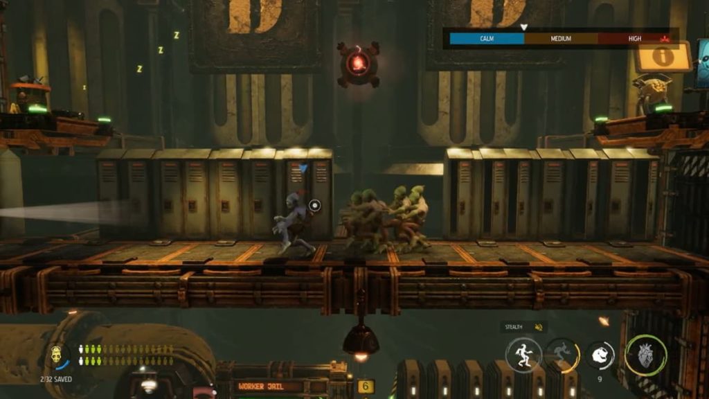 A screenshot of Oddworld Soulstorm 