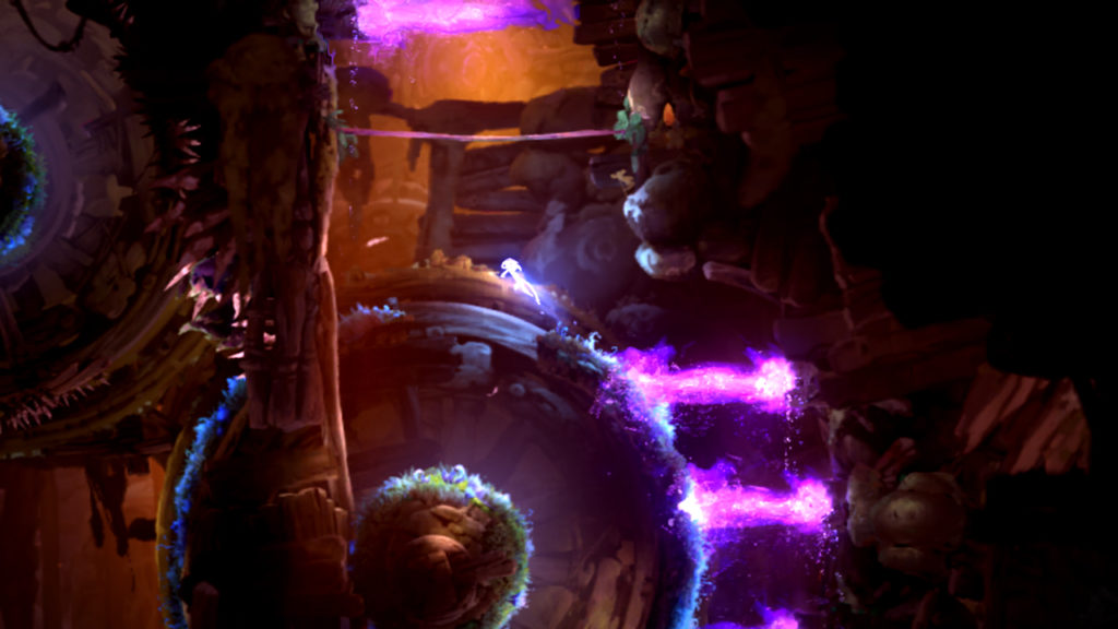 A screenshot of Ori and the Will of the Wisps 