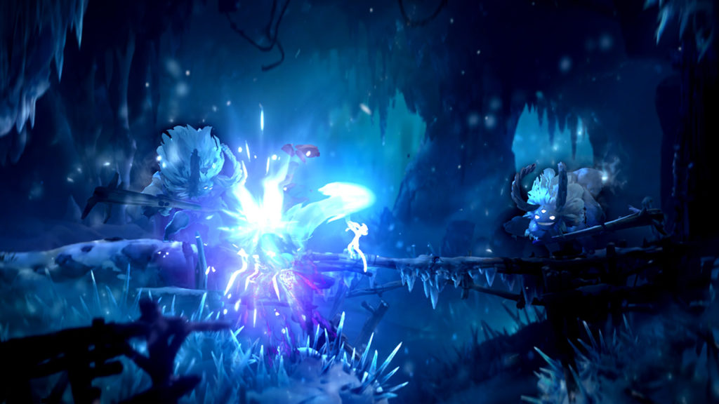 A screenshot of Ori and the Will of the Wisps 