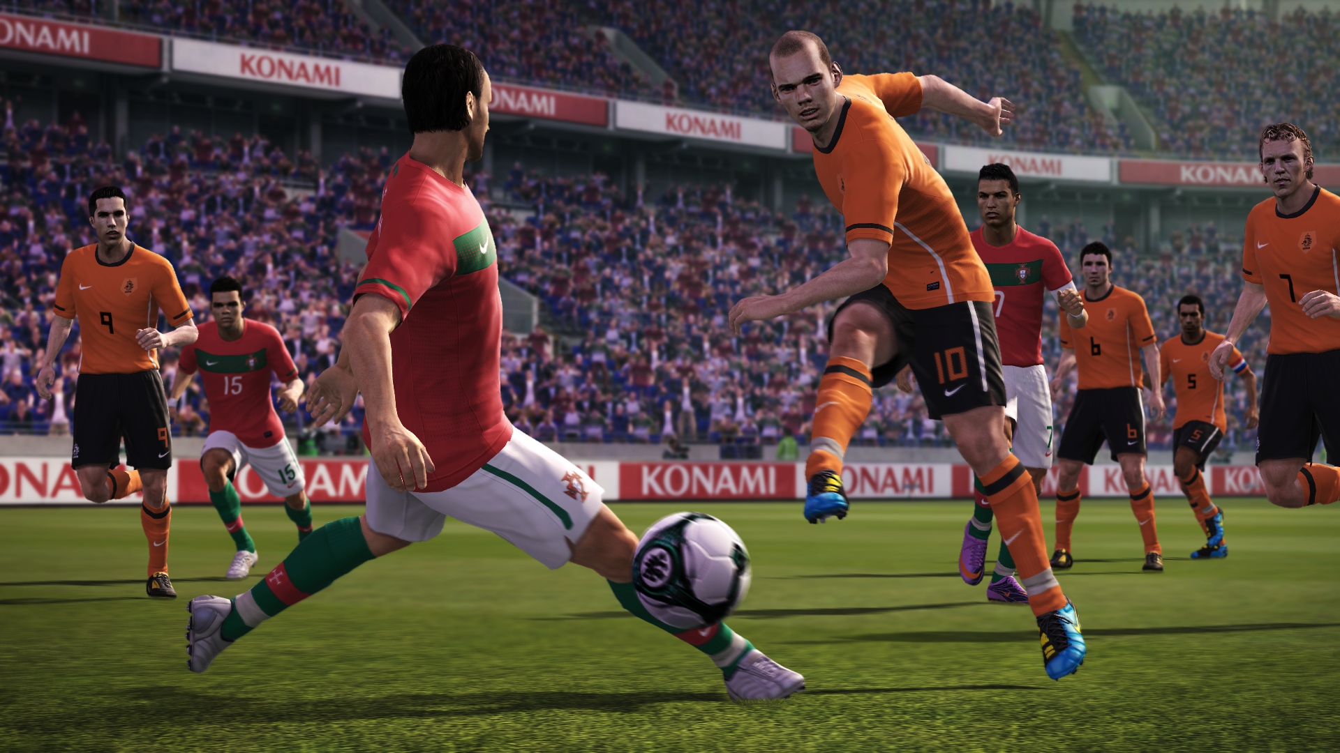 PES 2011 media reveals menus, new gameplay - Gematsu