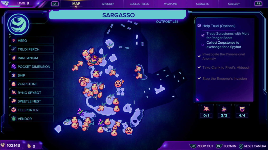 Ratchet & Clank Rift Apart Find all the Zurpstones