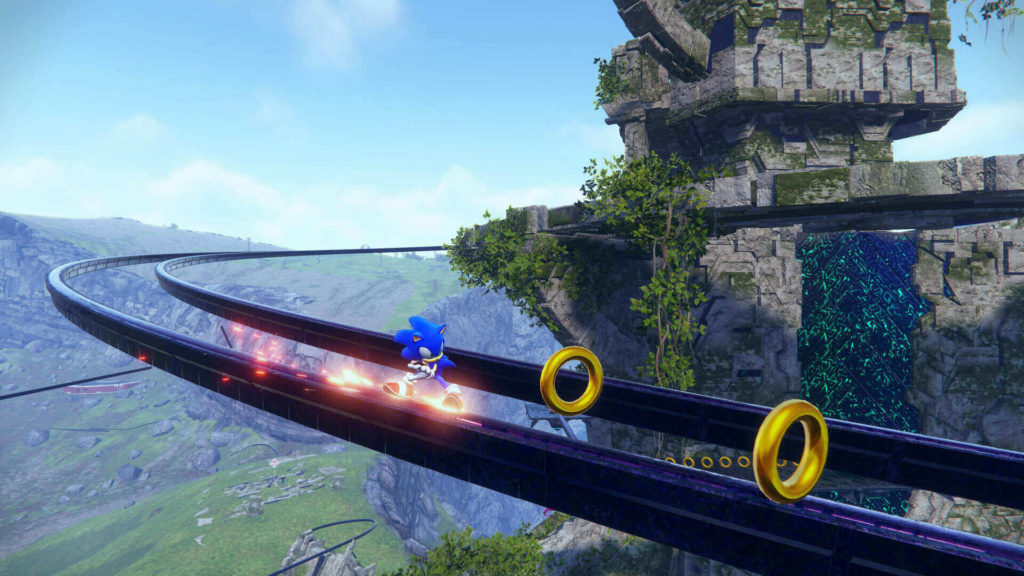 A screenshot of Sonic Frontiers