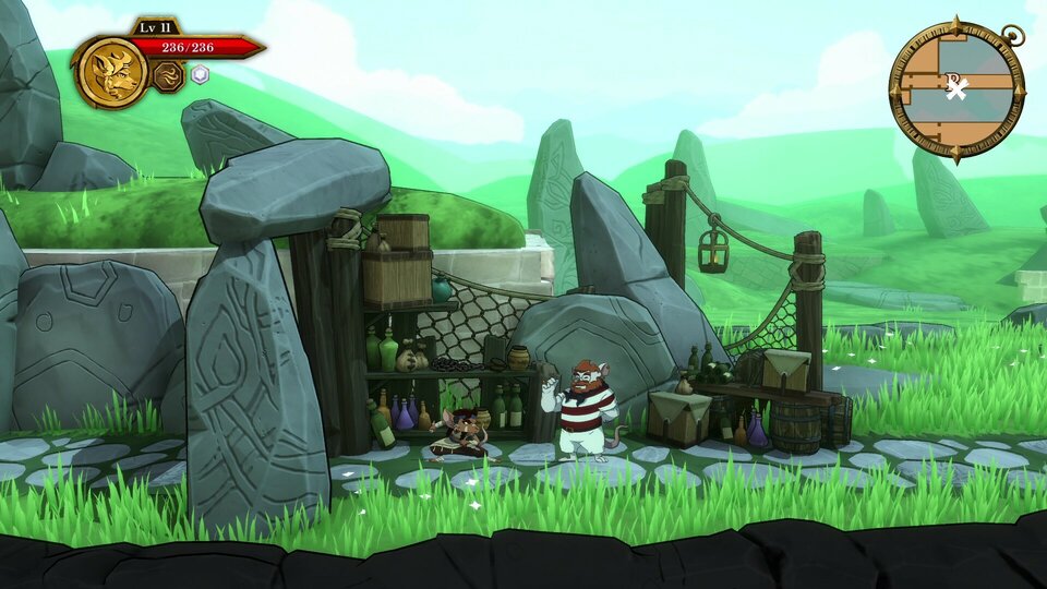 A screenshot of Curse of the Sea Rats