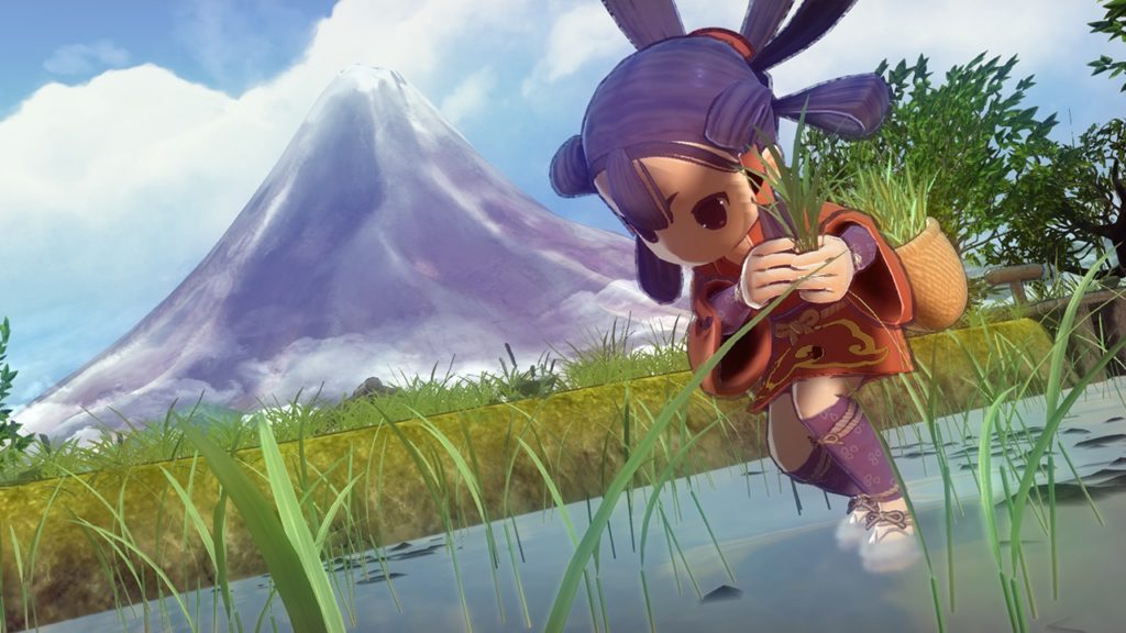 A screenshot of Sakuna: Of Rice and Ruin 