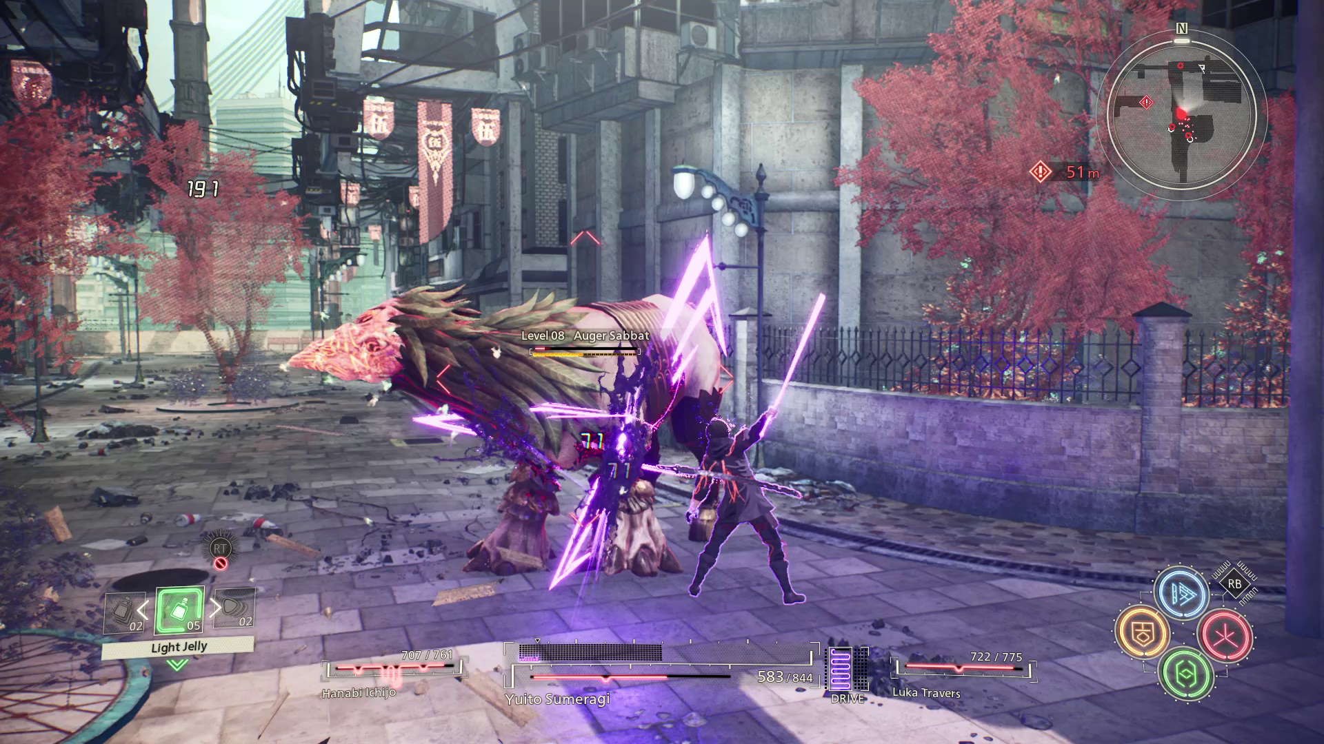 Scarlet Nexus Gameplay Footage Features Combat and Environments