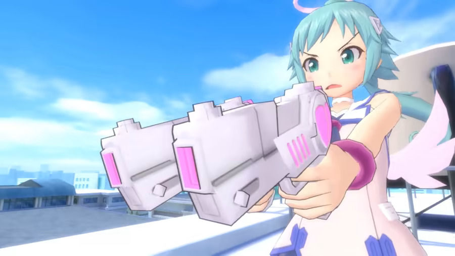 A screenshot of Gal Gun Double Peace