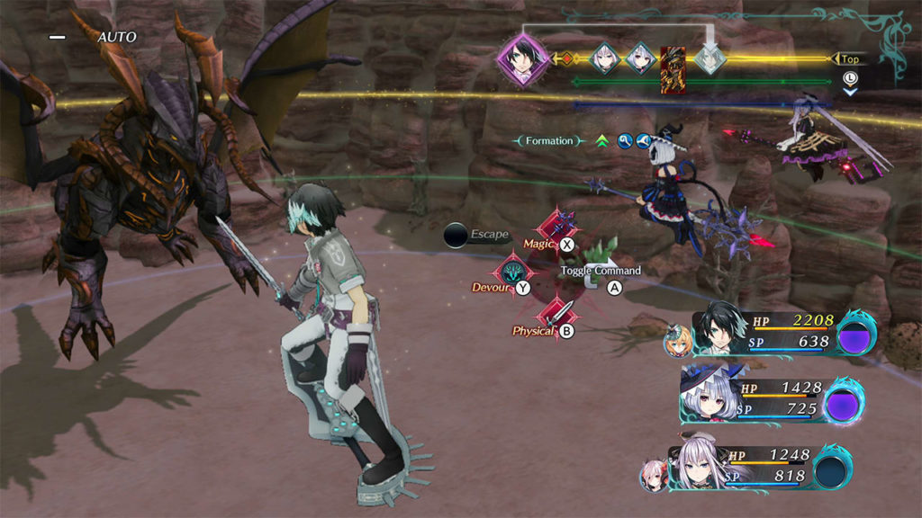 A screenshot of Dragon Star Varnir 