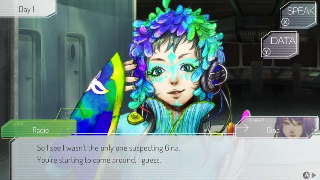 A screenshot of Gnosia