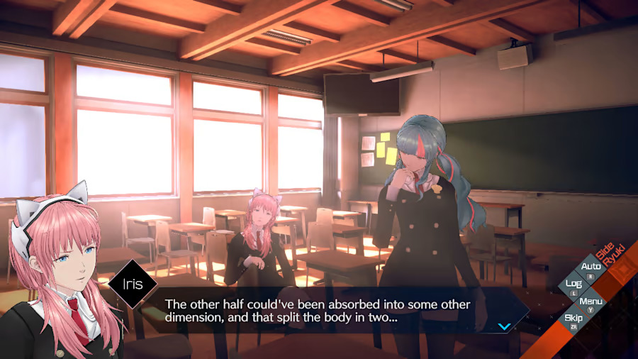 A screenshot of AI: The Somnium Files - nirvanA Initiative