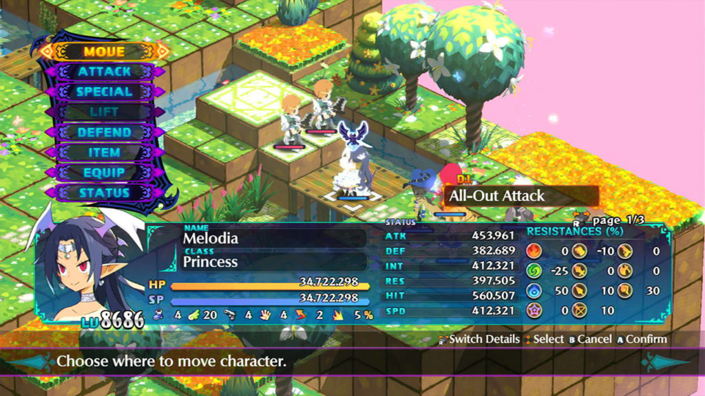 A screenshot of Disgaea 6