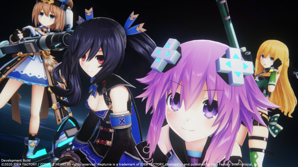 A screenshot of Neptunia Virtual Stars 