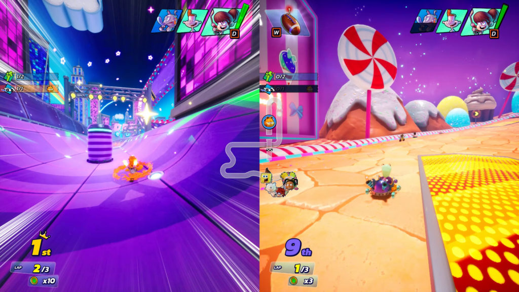 A screenshot of Nickelodeon Kart Racers 3