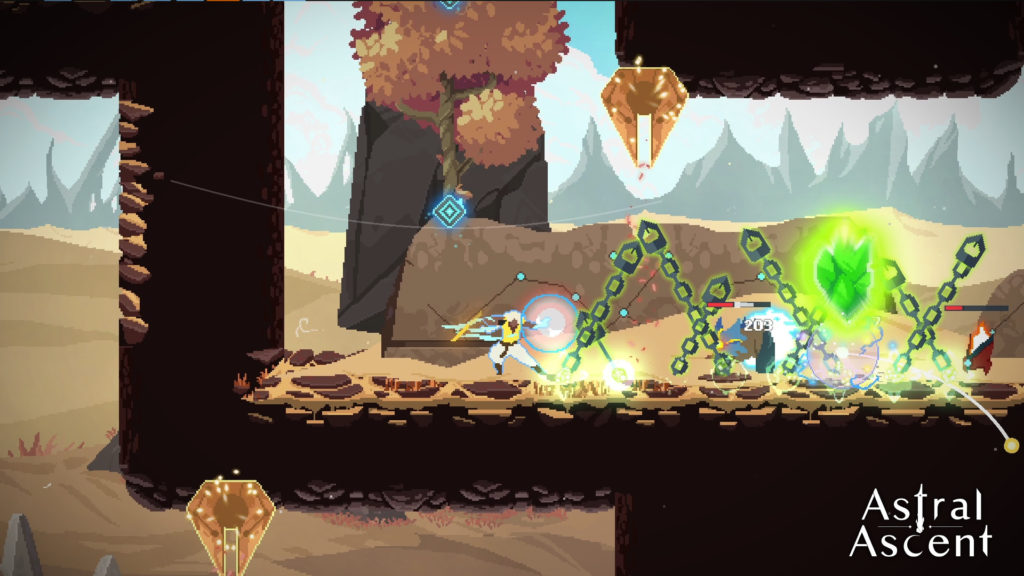 A screenshot of Astral Ascent