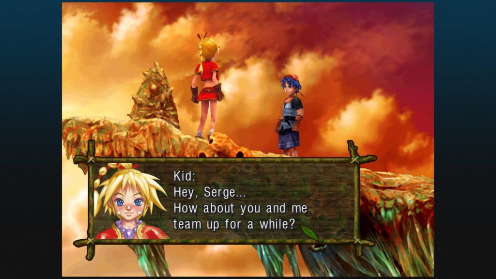 A screenshot of Chrono Cross: The Radical Dreamers Edition