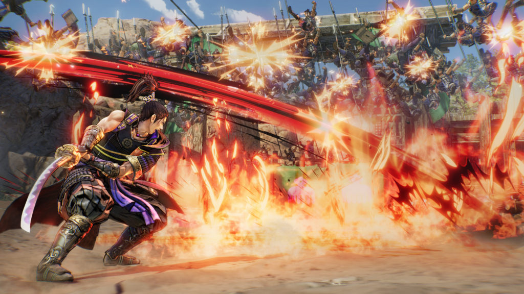 A screenshot of Samurai Warriors 5 