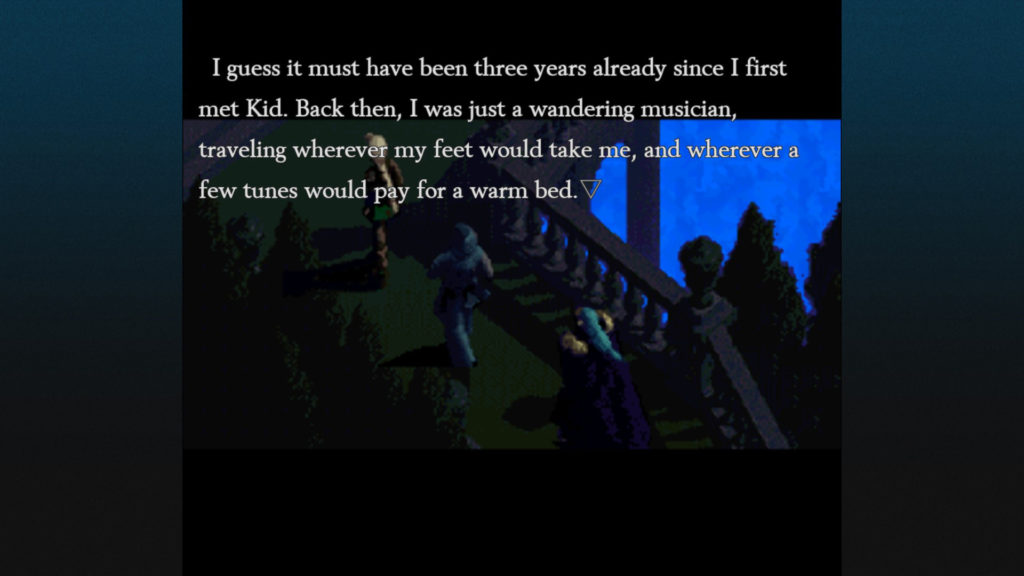 A screenshot of Chrono Cross: The Radical Dreamers Edition