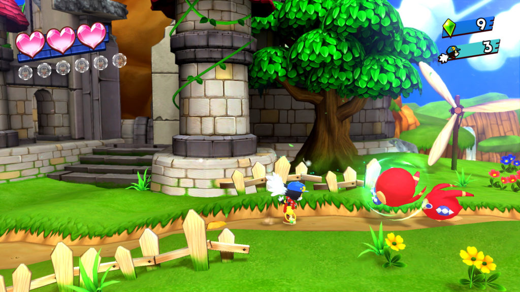 A screenshot of Klonoa Phantasy Reverie Series