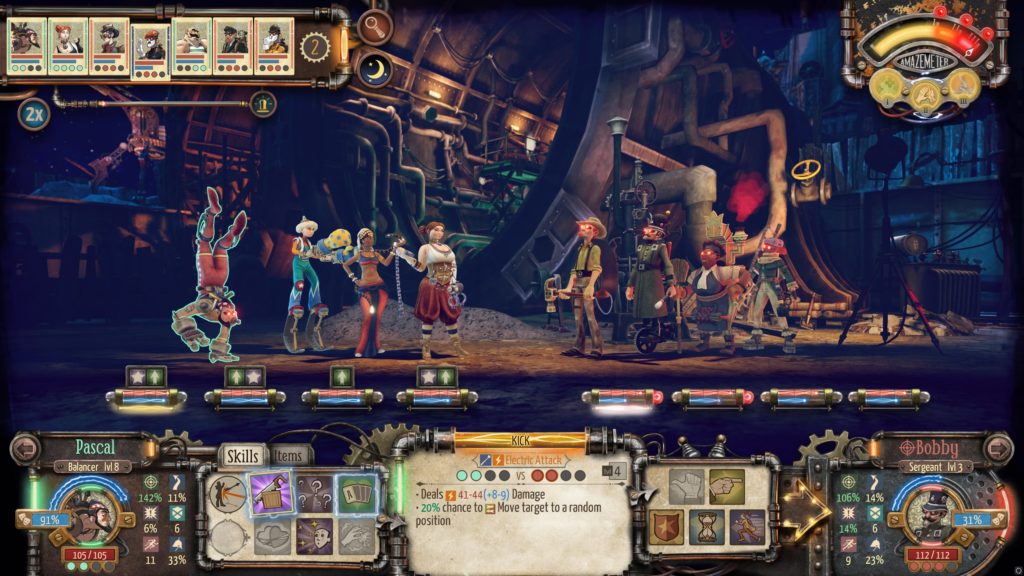 A screenshot of Circus Electrique