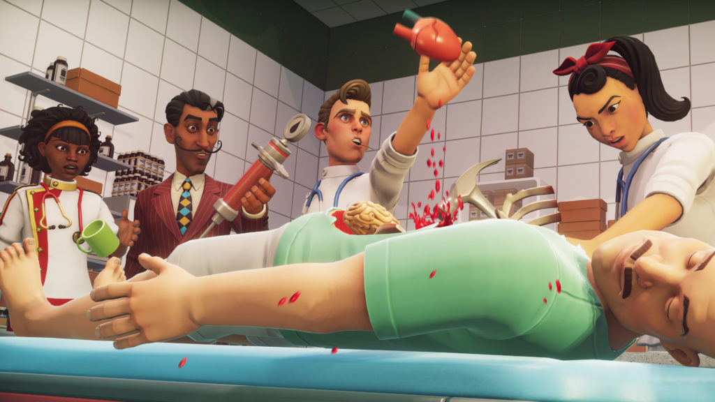 A screenshot of Surgeon Simulator 2 