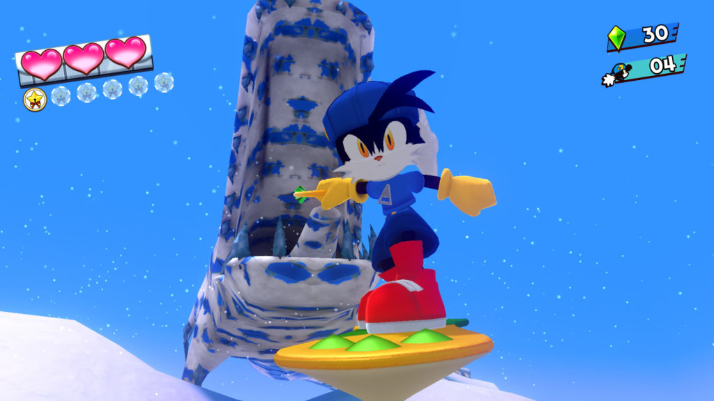 A screenshot of Klonoa Phantasy Reverie Series