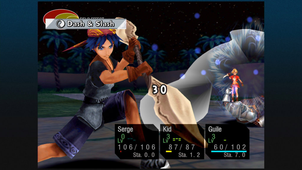 A screenshot of Chrono Cross: The Radical Dreamers Edition