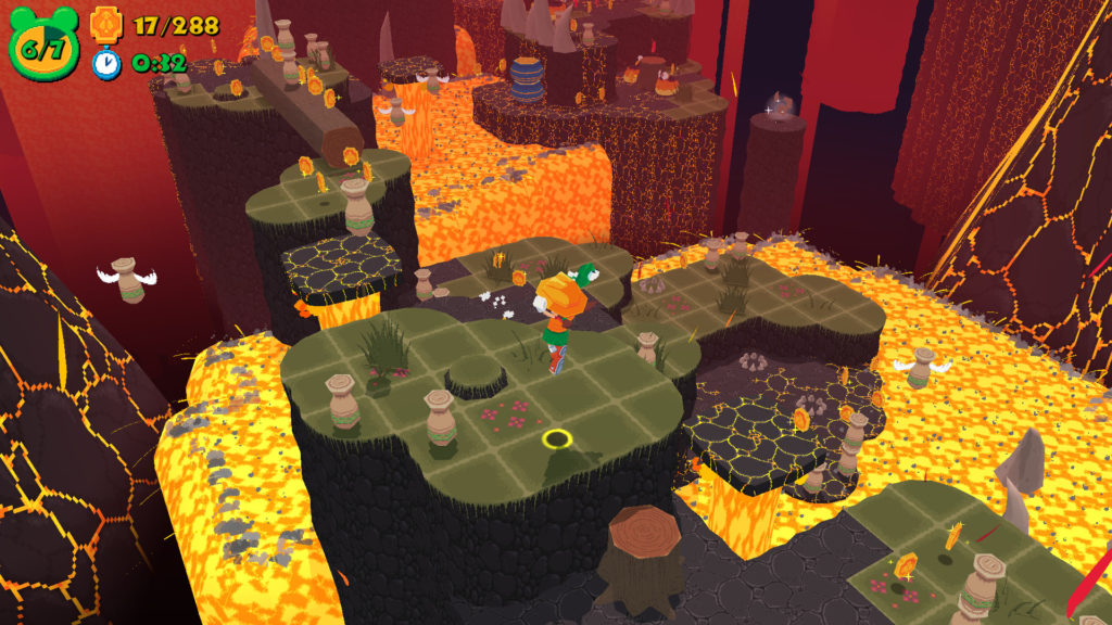 A screenshot of Frogun