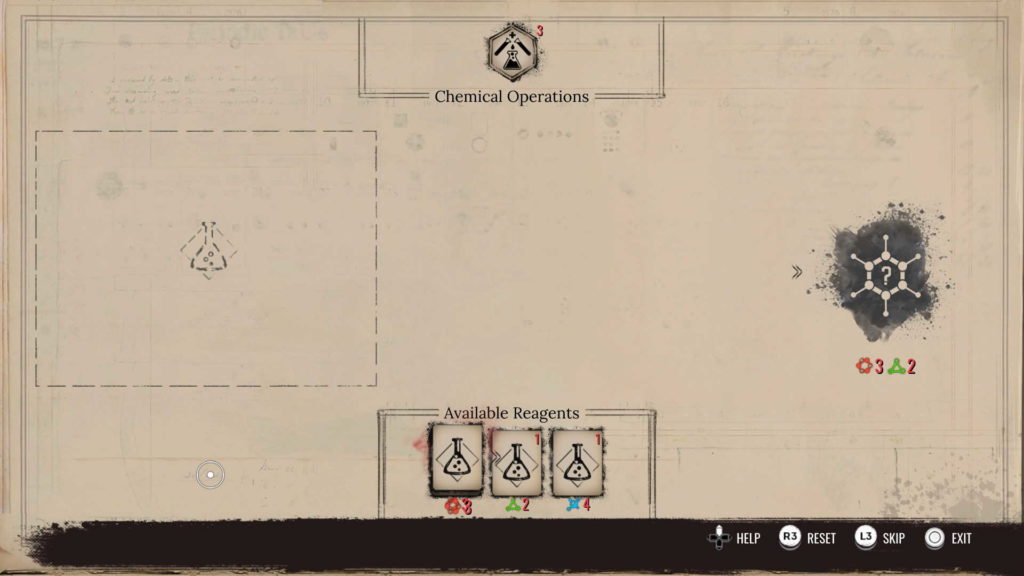 Sherlock Holmes: Chapter One chemical analysis