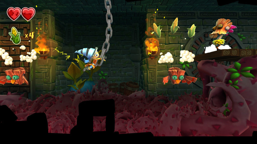 A screenshot of Stitchy in Tooki Trouble 