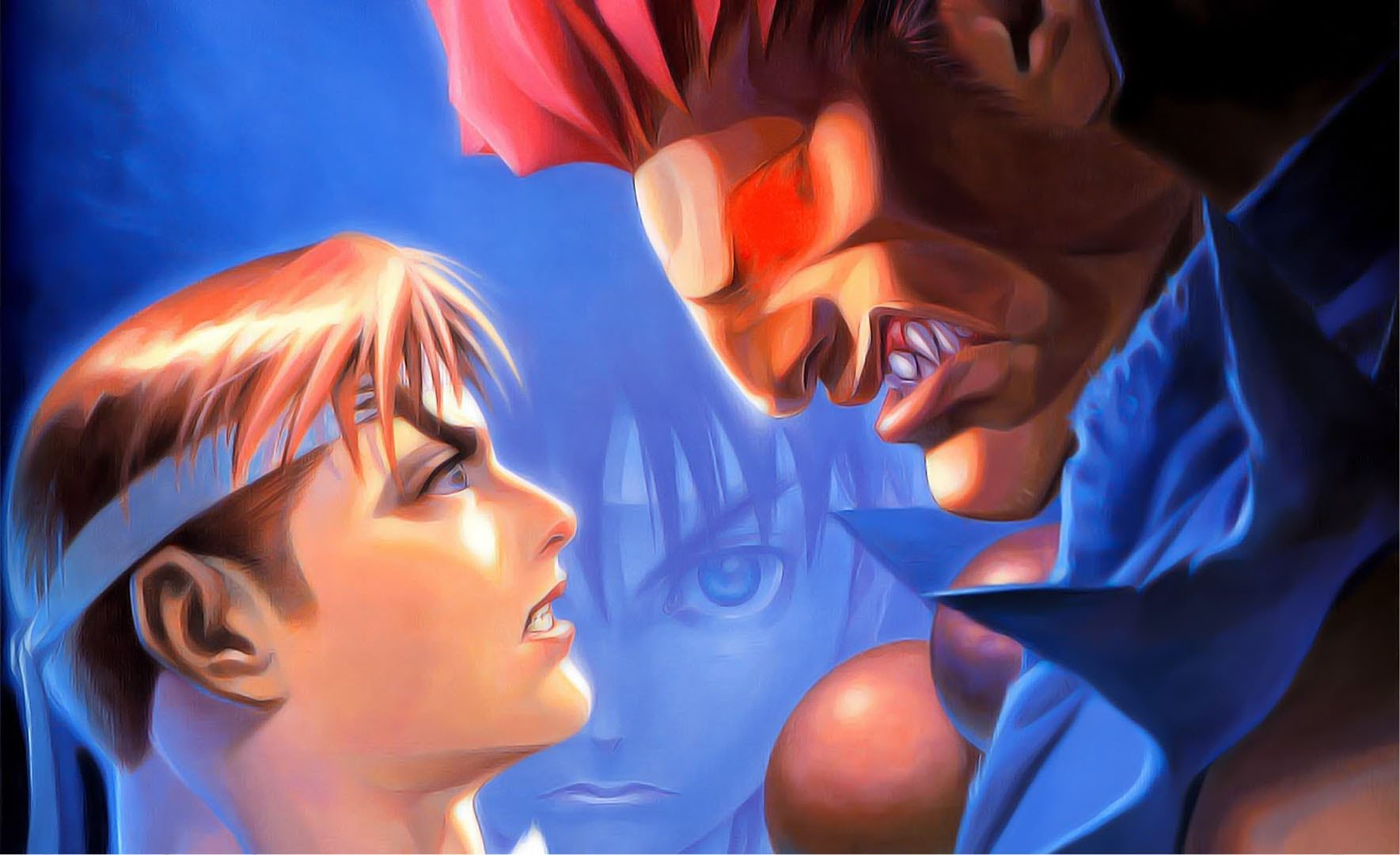 Street Fighter Alpha 2 ryu Vs. Sagat 3D Shadow Box for 