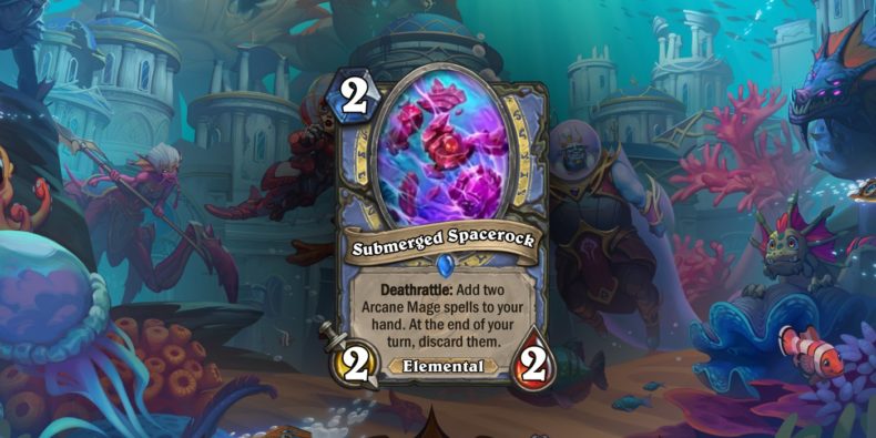 The Hearthstone Throne of the Tides Mini Set is out tomorrow