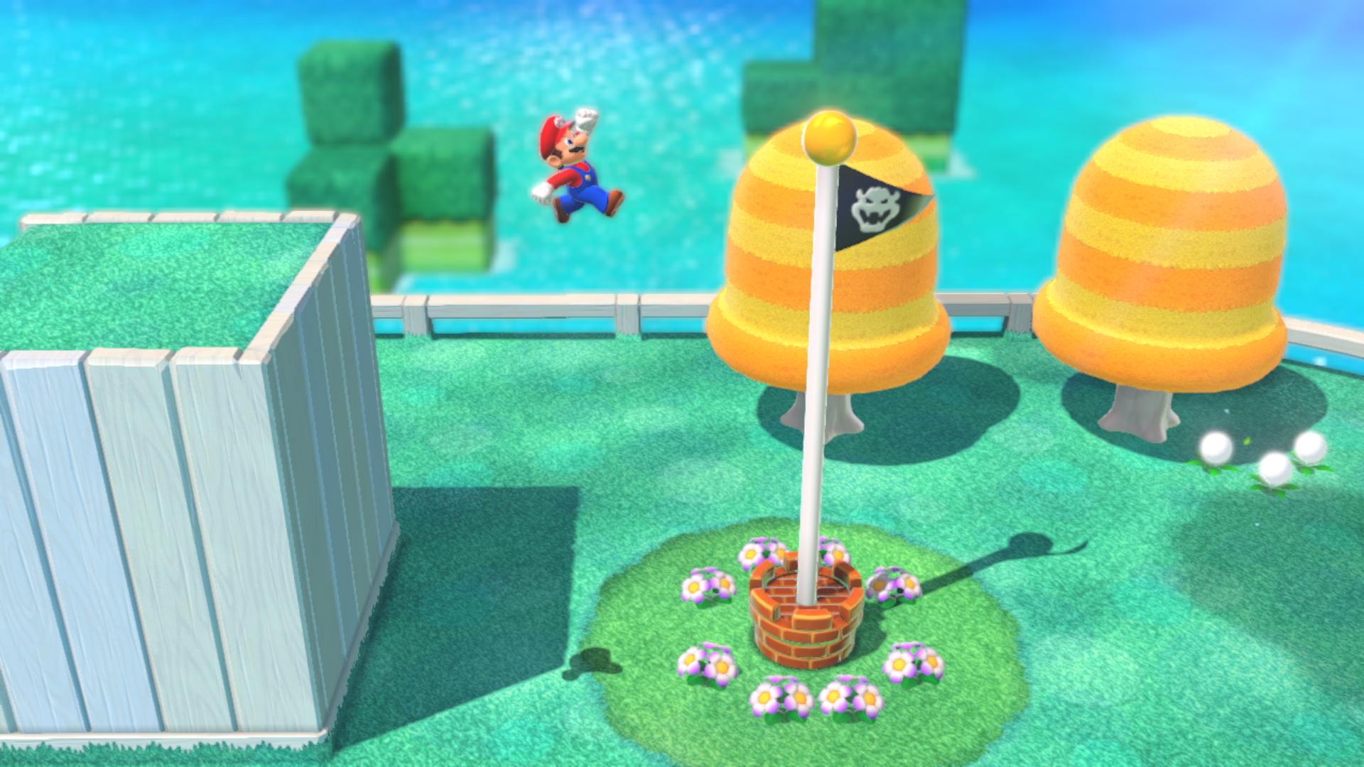 A screenshot from Super Mario 3D World + Bowser's Fury on Nintendo Switch