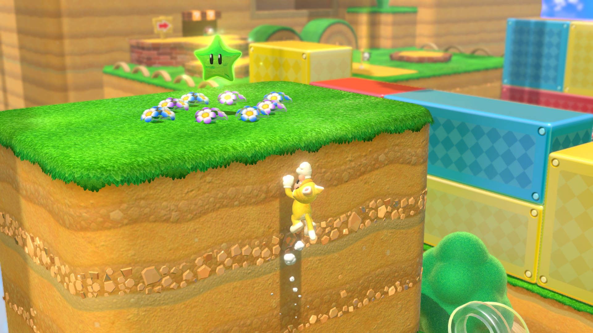 A screenshot from Super Mario 3D World + Bowser's Fury