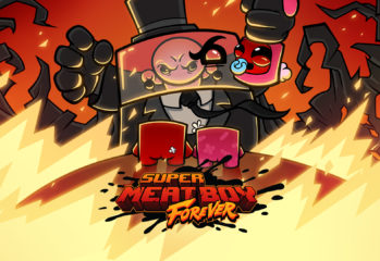 Super Meat Boy Forever title