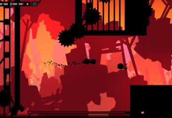 A screenshot of Super Meat Boy Forever