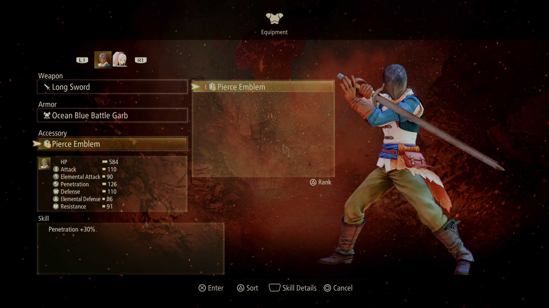 Tales of Arise menus