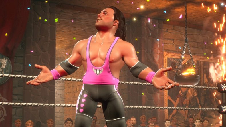 WWE 2K Battlegrounds Bret Hart